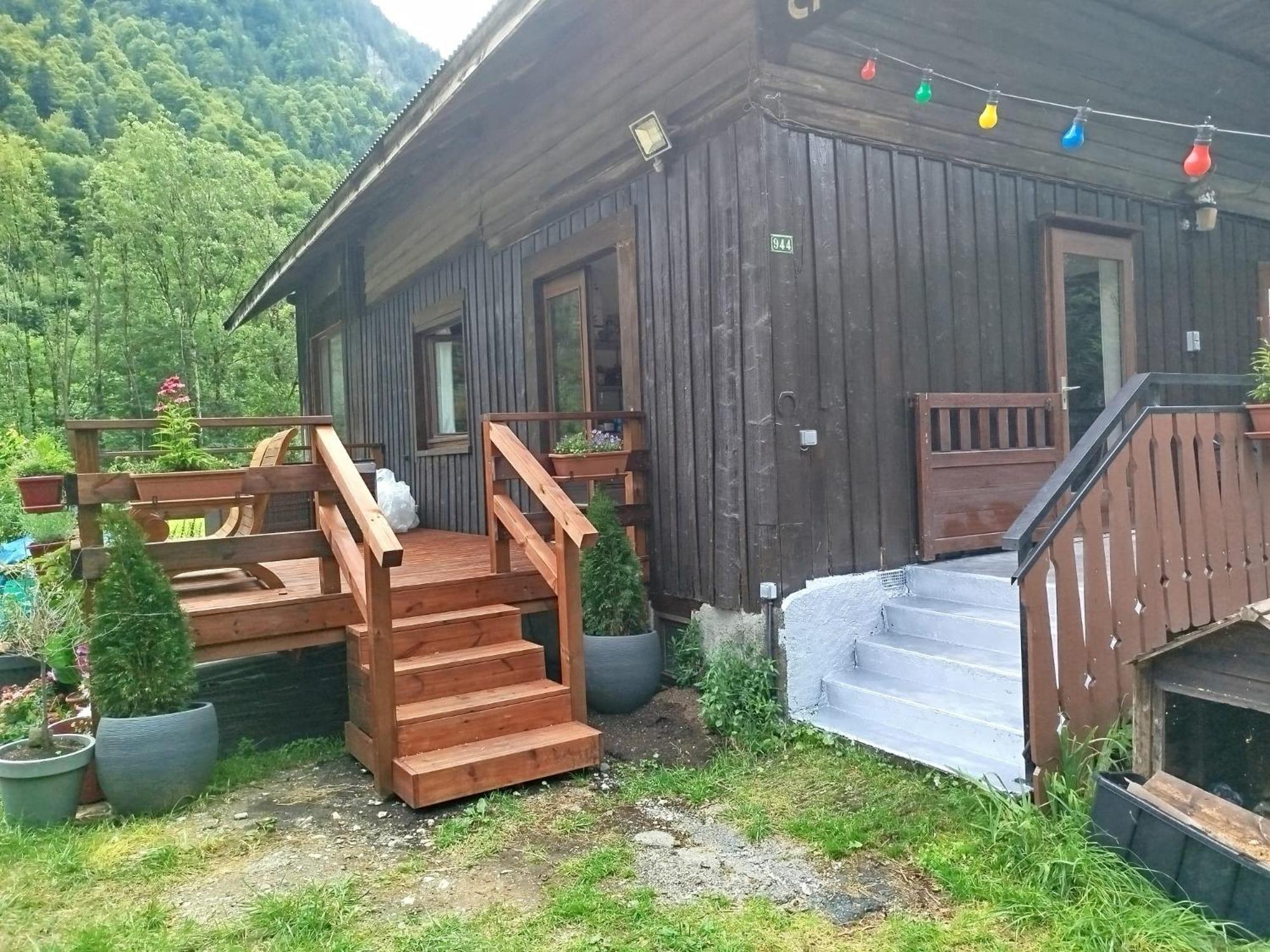 Chalet 8 Personnes + Grand Terrain Et Riviere Entremont 外观 照片